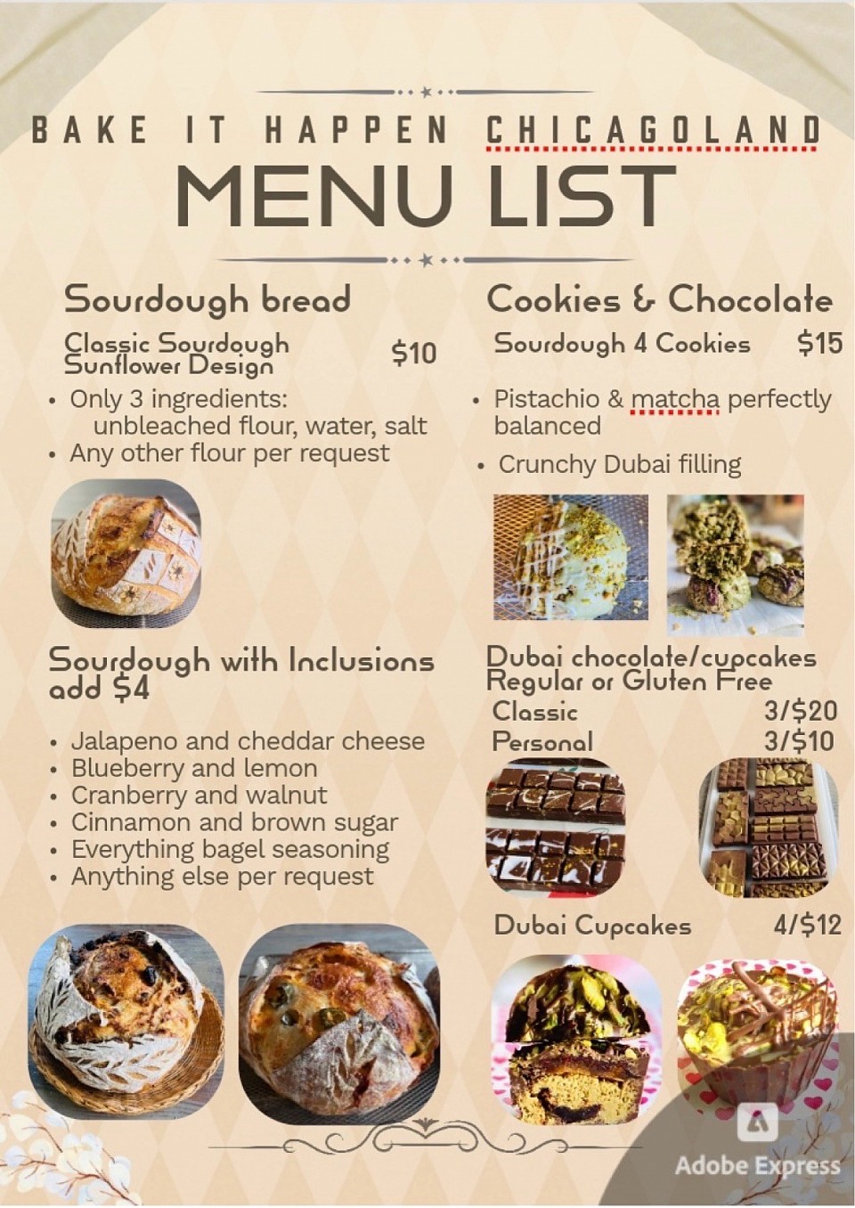 Menu list