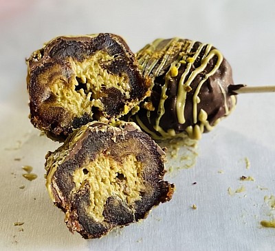 Delicious Dubai pistachio bite balls